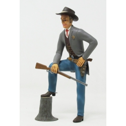 Model Plastikowy - ATLANTIS Models Figurka 1:8 U.S. Marshal Wyatt Earp Figure Model Kit - AMCP278